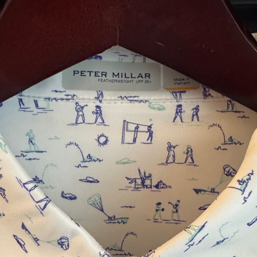 NWT Peter Millar Featherweight Polo